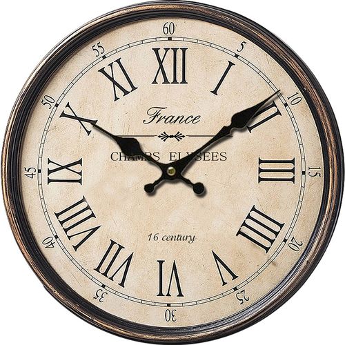 厂家直销跨境家用挂钟产品复古挂钟大尺寸时钟亚马逊钟表装饰挂表